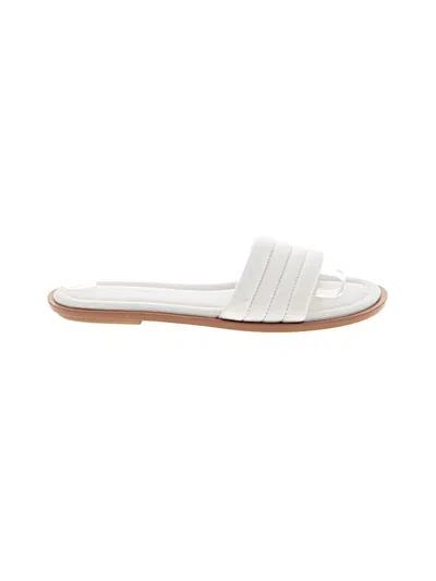 Pre-owned Jcrew Sandals In White