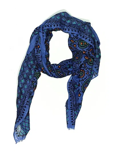 Pre-owned Jcrew Scarf In Blue