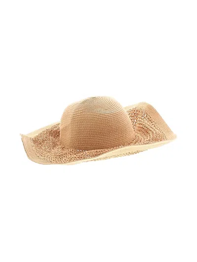 Pre-owned Jcrew Sun Hat In Tan
