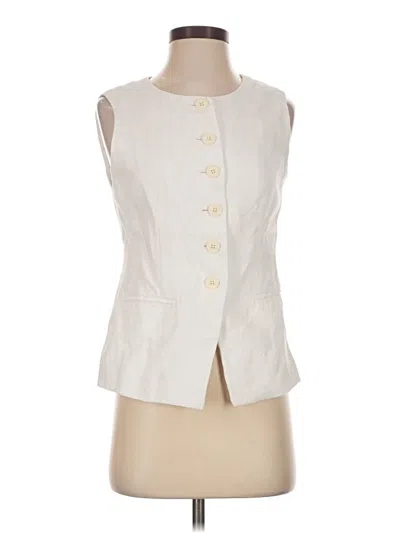 Pre-owned Jcrew Vest In Ivory