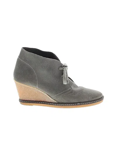 Pre-owned Jcrew Wedges In Gray