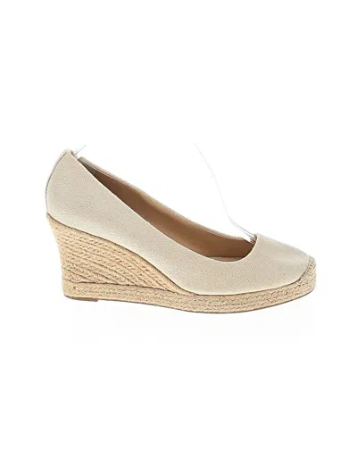 Pre-owned Jcrew Wedges In Ivory