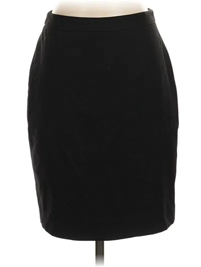 Pre-owned Jcrew Wool Skirt In Black