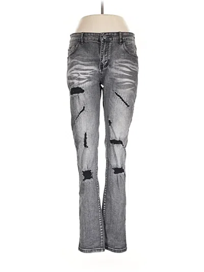 Pre-owned Jeans In Silver