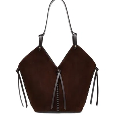 Jelavu Women's Brown  - Sedona Suede Chocolate Tote Bag