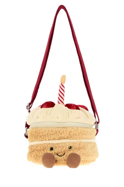 Jellycat Amuseables Birthday Cake Bag In Multi