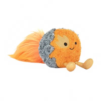 Jellycat Amuseables Space Comet Plush Toy In Orange