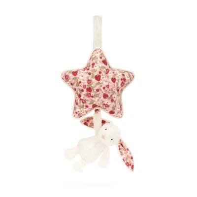 Jellycat Blossom Cream Bunny 'berry' Musical Soft Toy - Kids In White