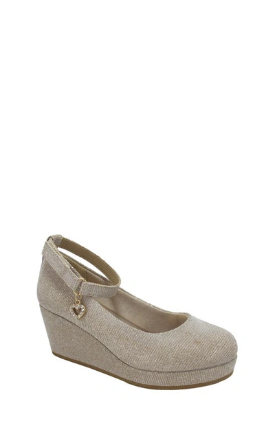 Jellypop Kids' Scarlett Platform Pump In Champagne