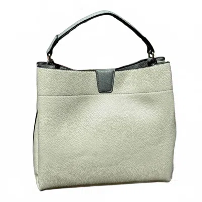 Jen & Co. Women's Tati Lizard Monogrammable Satchel Bag In Dark Teal Sage In Multi