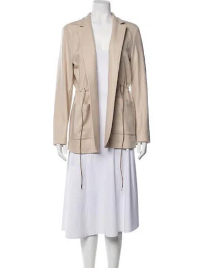 Pre-owned Jenni Kayne Wool Coat In White