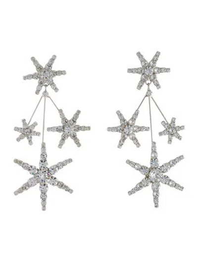 Pre-owned Jennifer Behr Crystal Nashira Drop Earrings In Multicolor