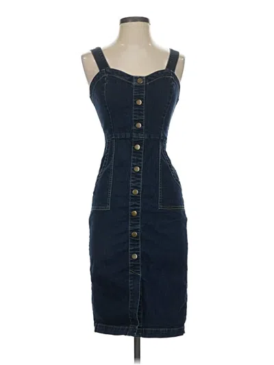 Pre-owned Jennifer Lopez Casual Dress In Blue