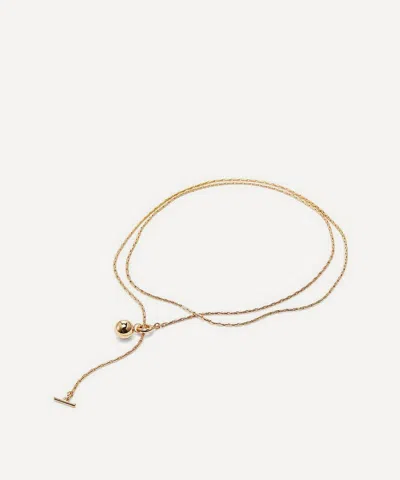 Jenny Bird 14ct Gold-plated Constance Wrap Chain Necklace