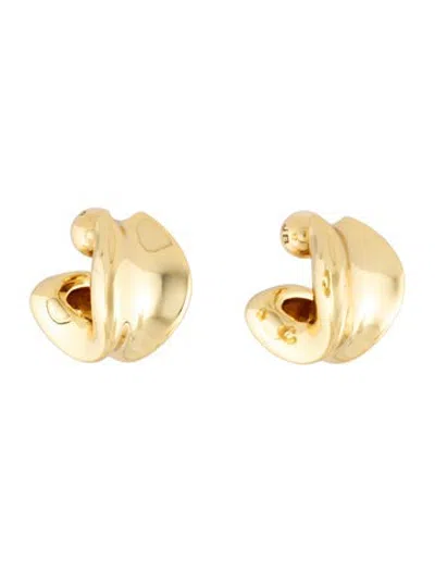 Pre-owned Jenny Bird Chunky Doune Hoop Earrings In Multicolor