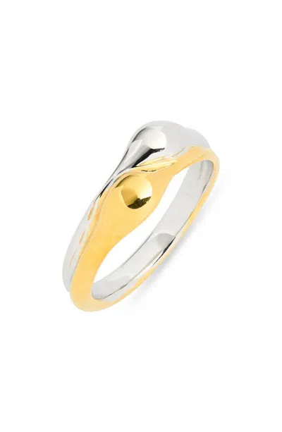 Jenny Bird Egret Band Ring In Multi