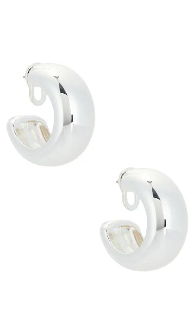 Jenny Bird Gia Hoops In Silver
