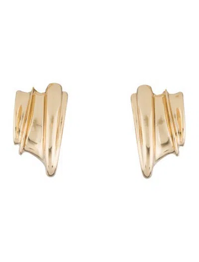 Pre-owned Jenny Bird Leona Hoop Earrings In Multicolor
