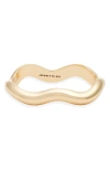 Jenny Bird Ola Bangle Bracelet In High Polish Gold