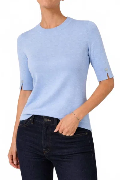 J'envie/eli Gee-gee Crewneck Tee In Sky In Blue