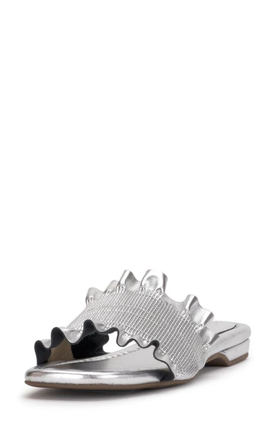 Jessica Simpson Camessa Slide Sandal In Silver