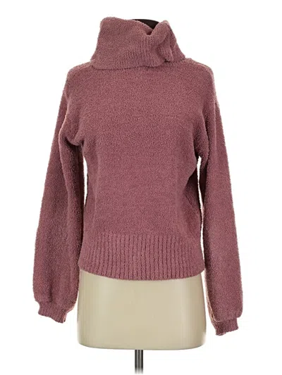 Pre-owned Jessica Simpson Turtleneck Sweater In Pink