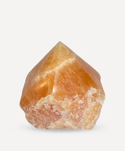 Jia Jia Honey Onyx Raw-edge Stone In Honey Amber