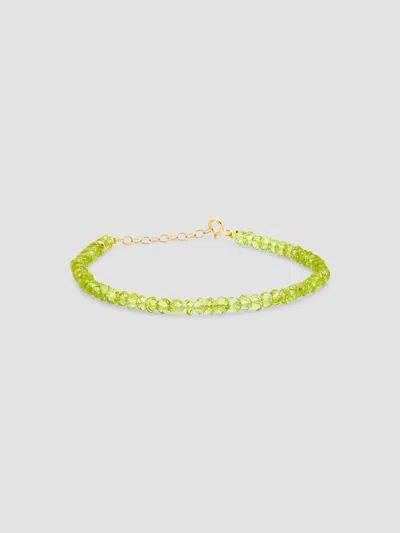 Jia Jia Women's Birthstone 14k Yellow Gold & Gemstone Beaded Bracelet In August