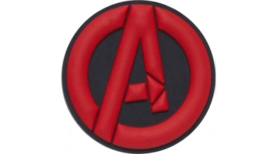 Jibbitz Avengers Symbol In Red/black