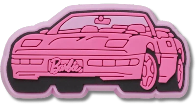 Jibbitz Barbie Car In Pink