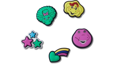Jibbitz Barney 5 Pack In Multi