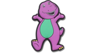 Jibbitz Barney The Dinosaur In Purple