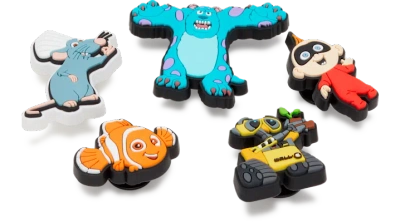 Jibbitz Disneys Pixar 5 Pack In Green