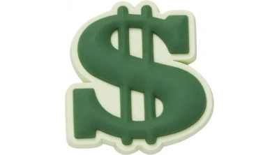 Jibbitz Dollar Sign In Green