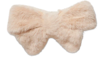 Jibbitz Furry Oversized Bow In Neutral