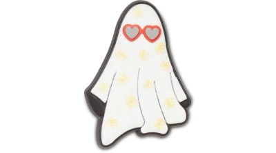 Jibbitz Ghost With Sunnies In White