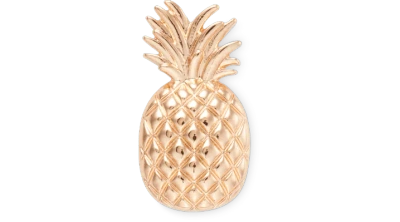 Jibbitz Gold Pineapple