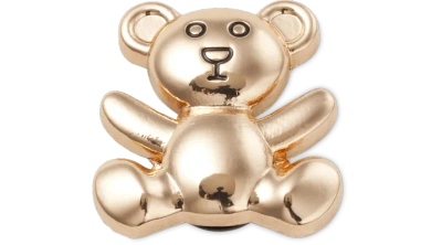 Jibbitz Gold Teddy Bear