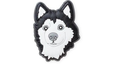 Jibbitz Husky Dog In Black