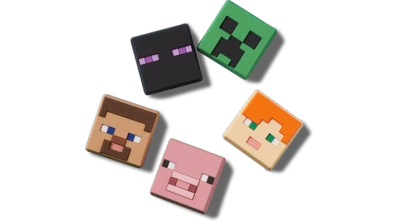 Jibbitz Minecraft 5 Pack In Multi