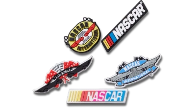 Jibbitz Nascar 5 Pack In White