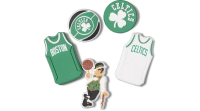 Jibbitz Nba Boston Celtics 5 Pack In Green