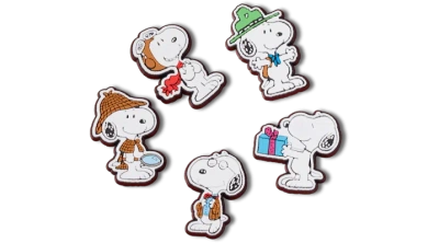 Jibbitz Peanuts 5 Pack In White