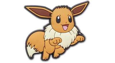 Jibbitz Kids' Pokemon Eevee In Orange