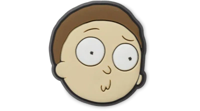 Jibbitz Kids' Rick And Morty Morty In Brown