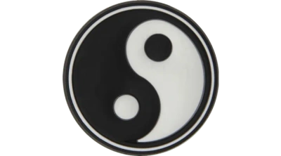 Jibbitz Yin Yang Symbol In Black