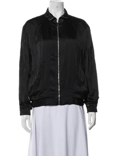 Pre-owned Jijil Bomber Jacket In Black