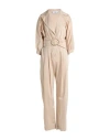 Jijil Woman Jumpsuit Beige Size 4 Cotton, Polyamide, Elastane