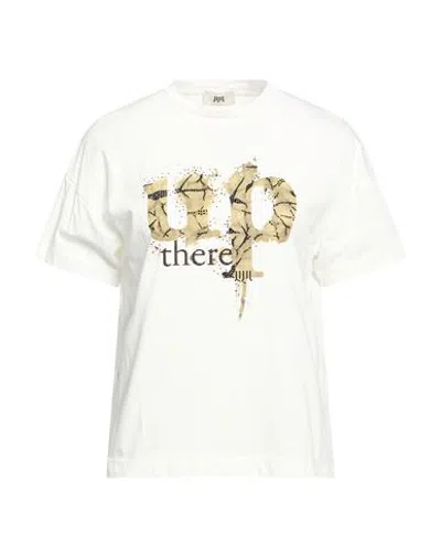 Jijil Woman T-shirt Cream Size 2 Cotton In White