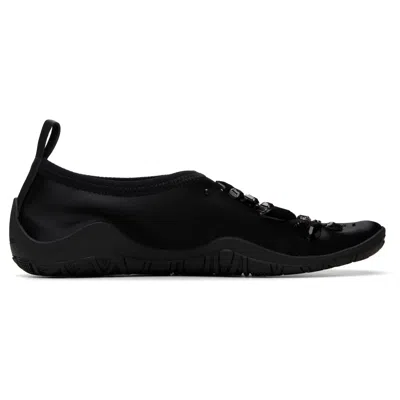 Jil Sander Black Elbe Slipper Sneakers In 1 Black